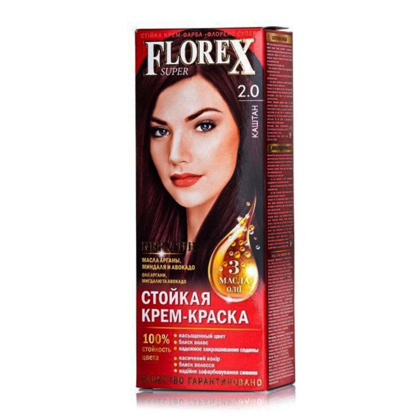 

Крем-краска Florex для волос каштановый цвет