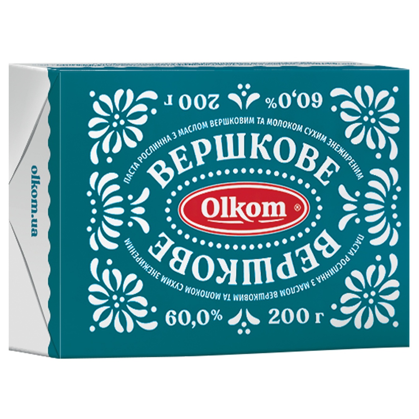 

Паста растительное Olkom Сливочное с маслом сливочным и молоком сухим обезжиренным 60% 200г