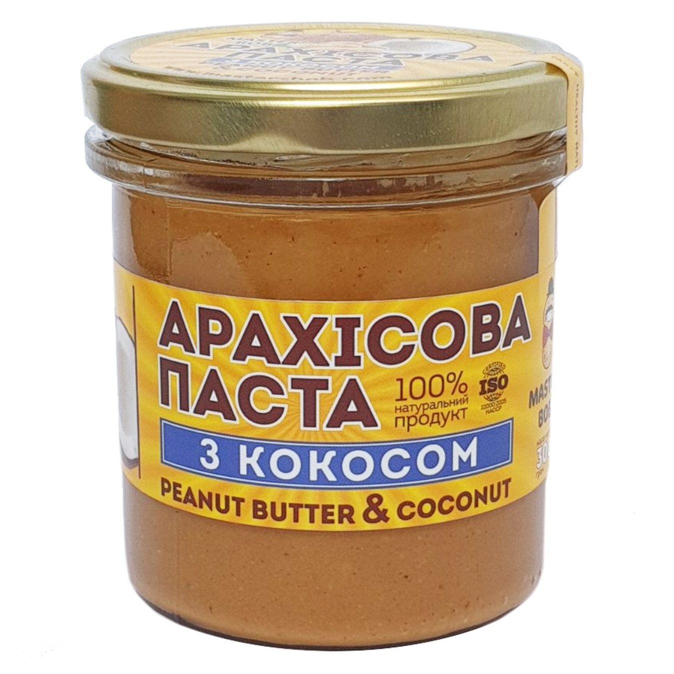 

Паста арахисовая Master Bob с кокосом 300г