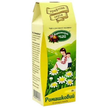 Karpatskyi Chay Chamomile Herbal Tea 1g*20pcs - buy, prices for Auchan - photo 2