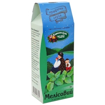 Karpatsky chai Melissa Tea 20pcs - buy, prices for - photo 2