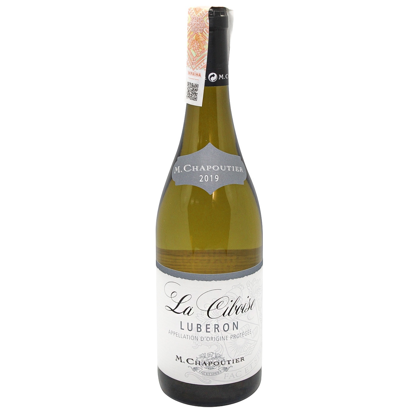 

Вино M.Chapoutier Luberon La Ciboise Blanc белое сухое 13% 0,75л