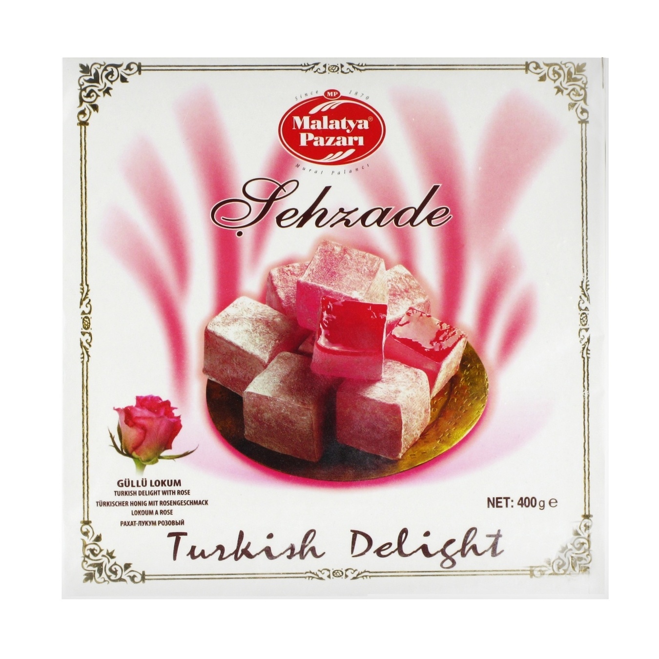 

Рахат-Лукум Malatya Pazari розовый 400г