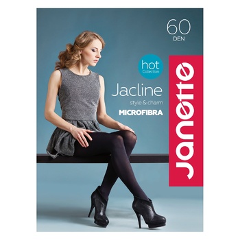 Колготи Jacline Nero 60 ден чорні розмір 2