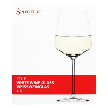 Spiegelau Style Set of Glasses for White Wine 0.44l 4pcs - buy, prices for ULTRAMARKET - photo 1