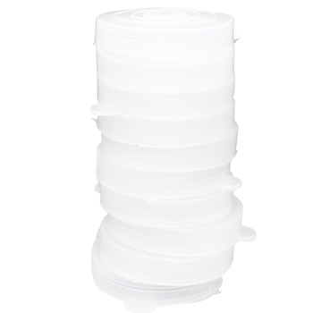 Set of Covers for Jars of Transparent 10pcs 66mm - buy, prices for ULTRAMARKET - photo 1