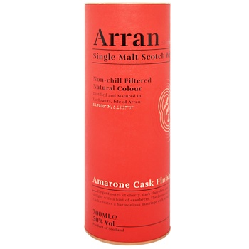 Віскі The Arran Malt 50% в тубусі 0,7л - купити, ціни на AlcoHub - фото 2