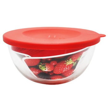 Glasslock Storage Container Round 1l - buy, prices for MegaMarket - photo 1