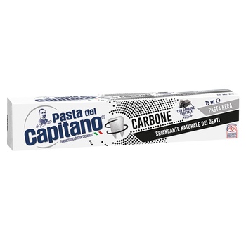 Pasta Del Capitano With Coal Toothpaste 75ml - buy, prices for Supermarket "Kharkiv" - photo 1