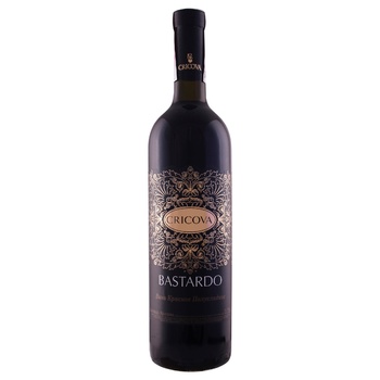 Cricova Bastardo Red Semi Sweet Wine 9-13% 0.75l - buy, prices for MegaMarket - photo 1