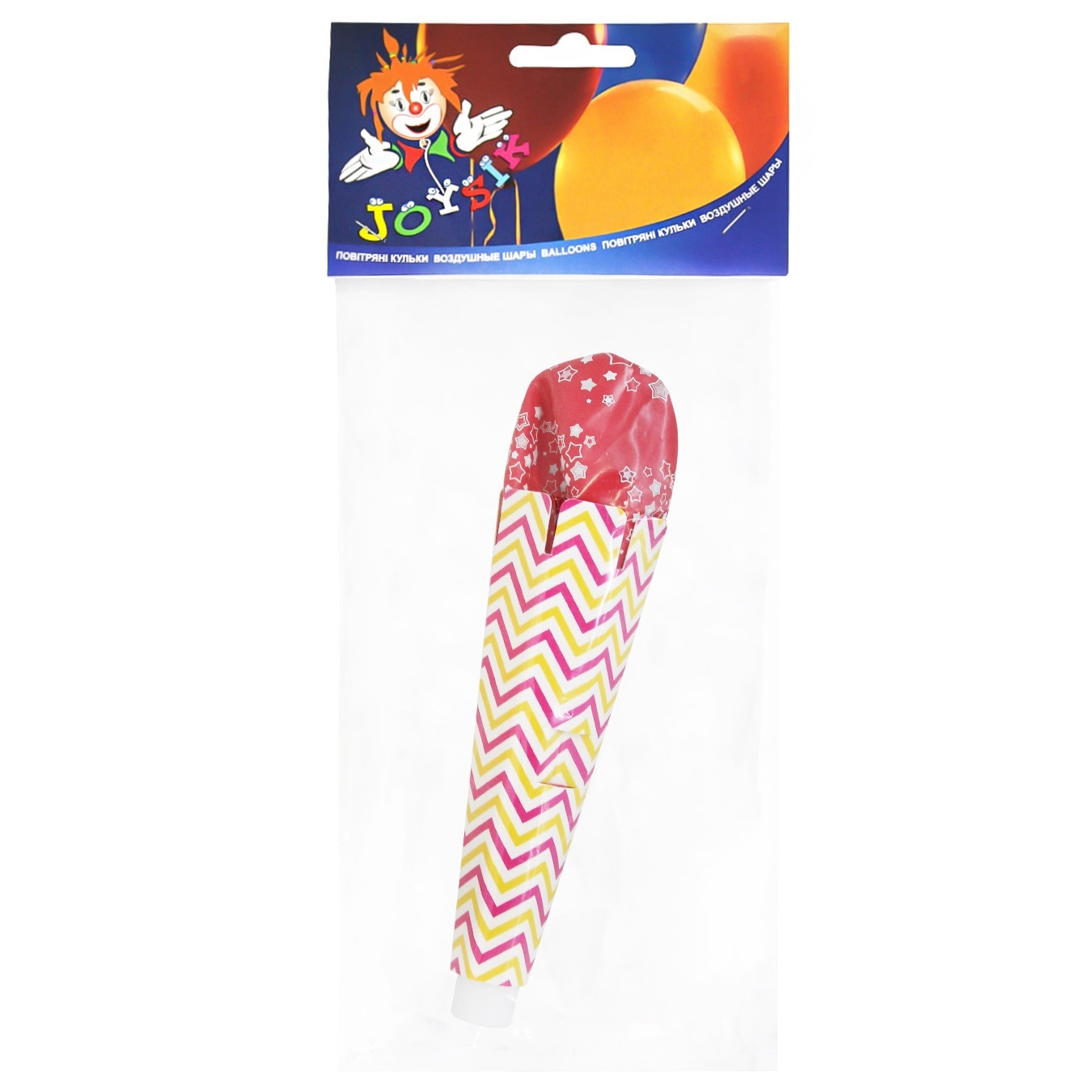 

Шарик Joysik воздушный с ниппелем в ассортименте