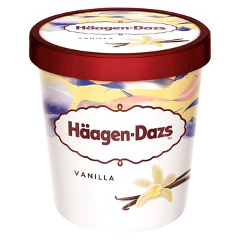 Мороженое Haagen-Dazs Ванильное 460мл - купить, цены на Таврия В - фото 1