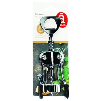 Actuel Corkscrew with Opener - buy, prices for Auchan - photo 3