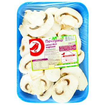 Auchan Mushrooms Sliced 250g - buy, prices for Auchan - photo 1