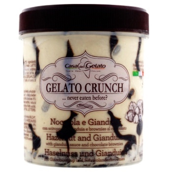 Casa del Gelato Vanilla With Hazelnuts, Janduya Sauce And Chocolate Cake Ice-Cream 400g - buy, prices for NOVUS - photo 1