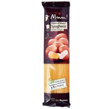 Auchan Mmm! Eggs Spaghetti 250g - buy, prices for Auchan - photo 1