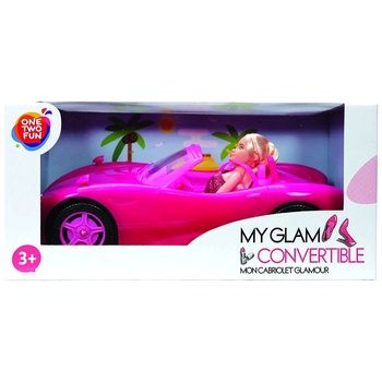 Іграшка One two fun My Glam Convertible Лялька в автомобілі - купити, ціни на Auchan - фото 1