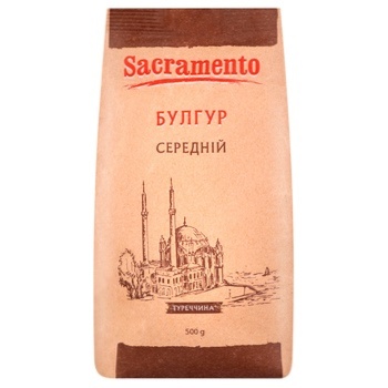 Sacramento Medium Bulgur For Garnish 500g - buy, prices for - photo 1