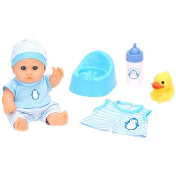 One two fun Baby doll with Bath 23cm - buy, prices for Auchan - photo 4