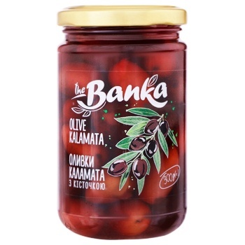 The Banka Kalamata Whole Olives 300g - buy, prices for Vostorg - photo 1