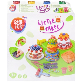 Набір для ліплення One two fun Little cakes