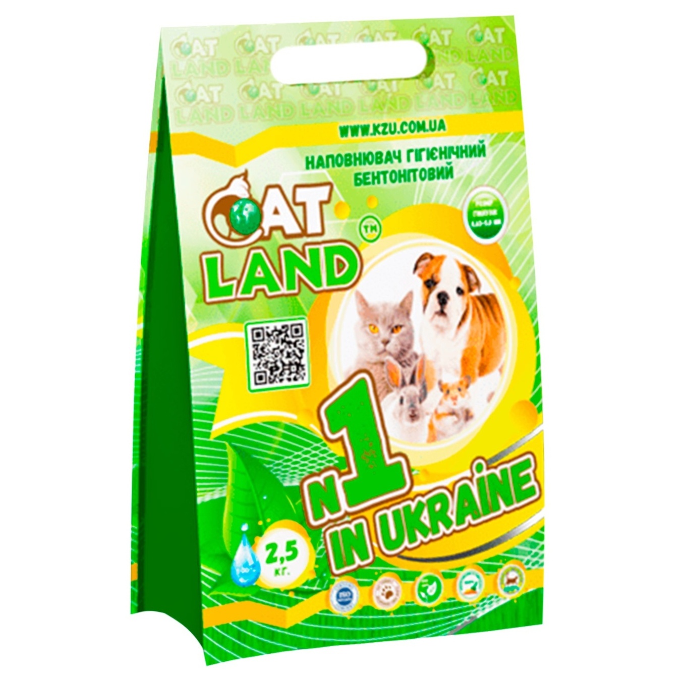 

Наполнитель Cat Land для домашних животных 2.5кг