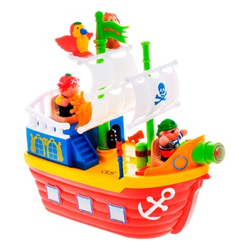 Kiddieland Pirate Ship on Wheels Toy Set - buy, prices for Vostorg - photo 1