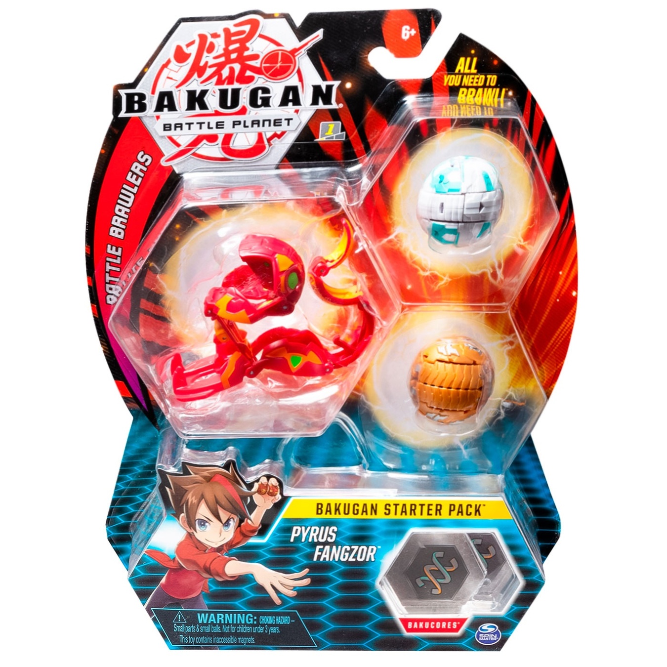 

Набор игровой Spin Master Bakugan 3шт