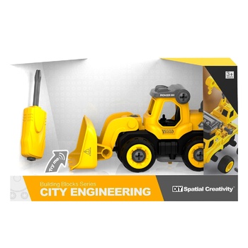 DIY Spatial Creativity Bulldozer Construction Set - buy, prices for Vostorg - photo 1