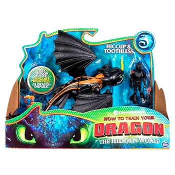 Spin Master How To Train Your Dragon Toothless Dragon and Hiccup Rider Toy Set - buy, prices for COSMOS - photo 1