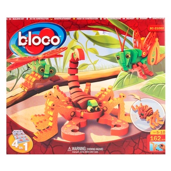 Bloco Scorpions & Isects Construction Set 162elements - buy, prices for Vostorg - photo 1