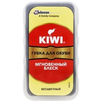 Губка для обуви Kiwi без дозатора бесцветная - купить, цены на МегаМаркет - фото 1