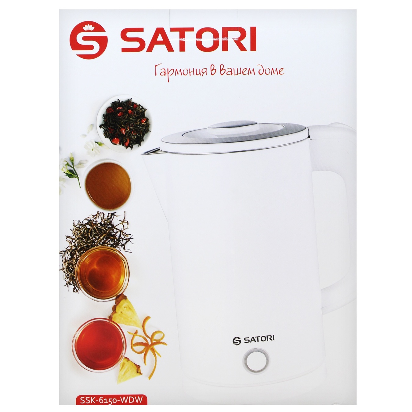 

Электрочайник Satori SSK-6150-WDW 1,7л 1800Вт