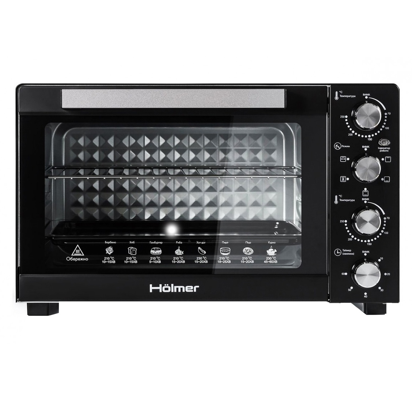 

Электрическая печь Holmer HEO-245CR 1700Вт 45л