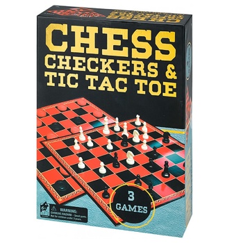 Spin Master Chess/Checkers/Tic-tac-toe Table Game - buy, prices for Auchan - photo 1