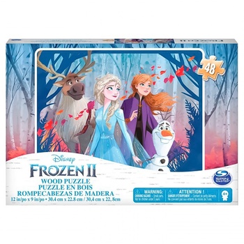 Spin Master Frozen 2 Wooden Puzzle 48elements - buy, prices for Vostorg - photo 1