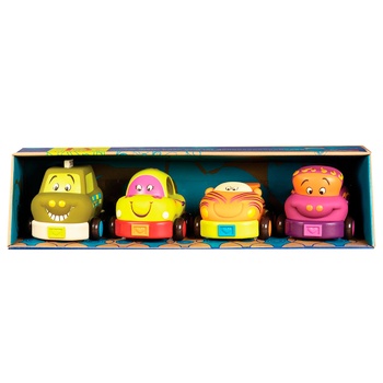 Battat Funny Car Fleet Play Set