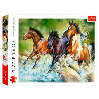 Trefl Three Wild Horses Puzzle 1500elements