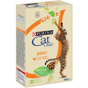 Сухий корм для дорослих котів Cat Chow Adult 400 г - курка - купити, ціни на MasterZoo - фото 1