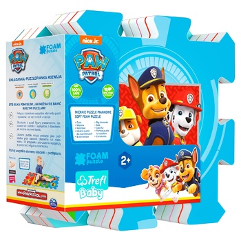 Trefl Paw Patrol Soft Foam Puzzle 8elements - buy, prices for Vostorg - photo 1