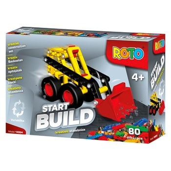 Roto Start Build Bulldozer Construction Set 80elements