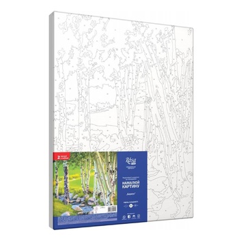 Rosa Start Birches Picture By Numbers Creativity Set 35х45cm