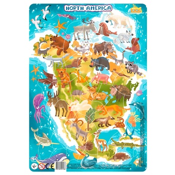 DoDo North America Puzzle with Frame