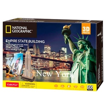 Конструктор CubicFun National Geographic Эмпайр Стейт Билдинг - купить, цены на ULTRAMARKET - фото 1