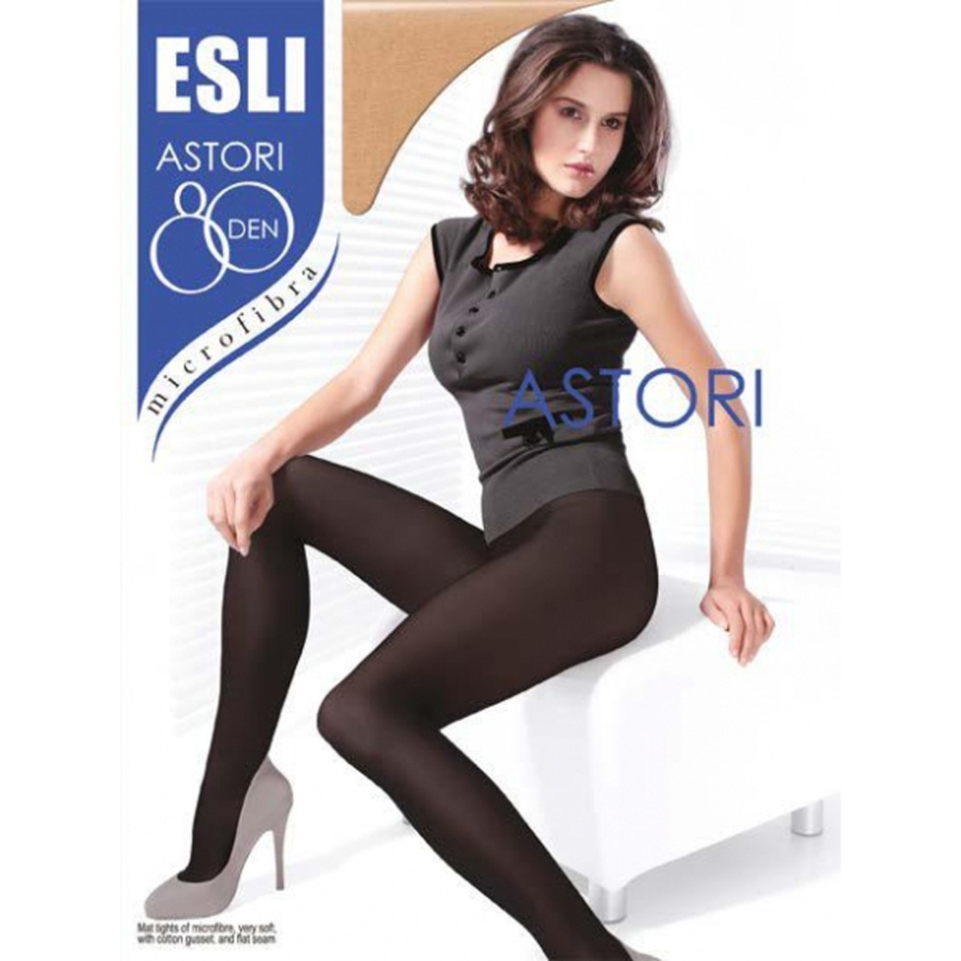

Колготки Esli Astori 80den marrone размер 4