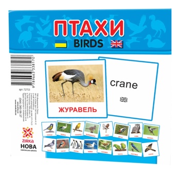 Zirka Birds Cards 11х11cm