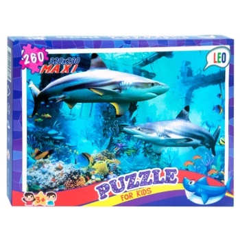 Leo Sharks Puzzle 260elements - buy, prices for - photo 1