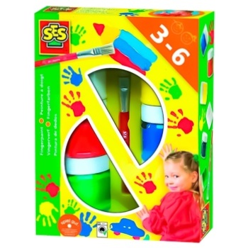 Ses Creative Colored Palms Finger Paints 6colors