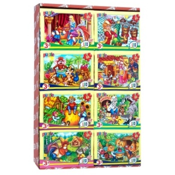 Leo Lux Favorite Fairy Tales Puzzle 80elements in Assortment