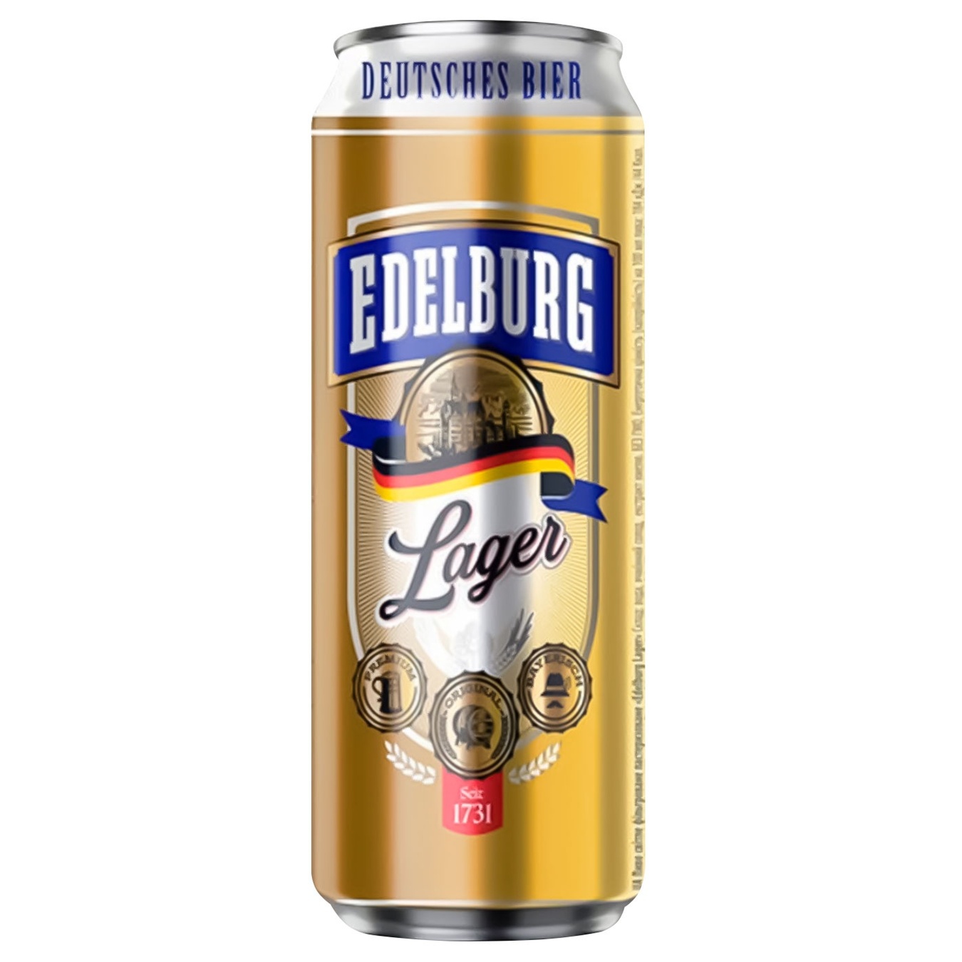 

Пиво Edelburg Lager светлое 5,2% 0,5л